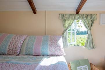 Colourful fabrics add character to this wonderful home-from-home.