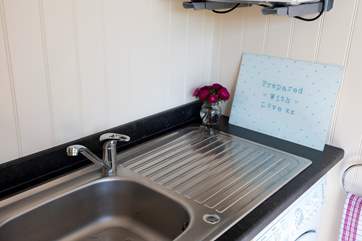 Blackberry Jack's Wagon and cabin have certainly been prepared with love to make your glamping holiday the best it can be.