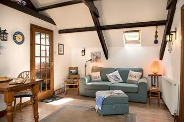 The living accommodation is on the first floor.