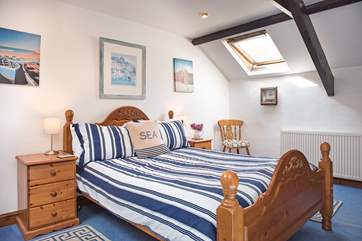 Take care of the beams as they are low where they join the walls.