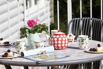 Fancy a tasty treat whilst relaxing on the balcony.