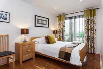 Bedroom 2 is a lovely double, which also has a fold up single bed, so could accomodate three.