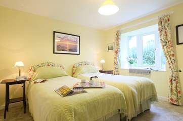 Bedroom 3 with twin beds is on the ground floor.