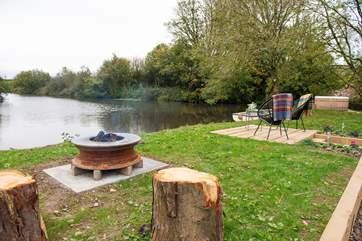 This idyllic rural retreat even has its very own lake, full of cold-water fish (i.e. carp) - the owners are happy for you to bring a fishing rod.