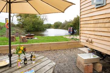 Sit back and relax at Hayley's Hut.