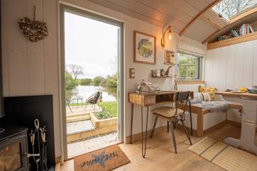 The hut has been styled beautifully.