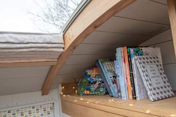 Plenty of books to read and guides/maps to help you plan your adventures.