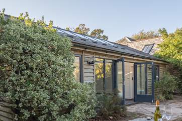 The pool-room is nestled neatly and privately behind Willows Rest and is accessed via your own private path.