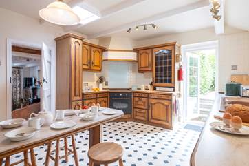 The kitchen/breakfast-room.