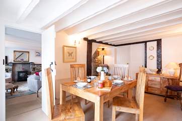 Plenty of space for family dining.