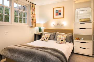 The downstairs bedroom is lovely and cosy (Bedroom 1).