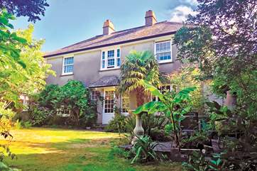 The private garden surrounds Winwood and is a real sun-trap.