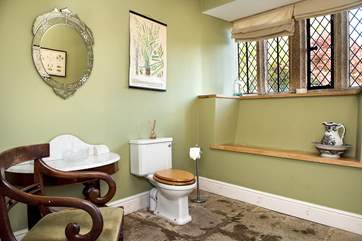 Even the cloakroom is impressive!