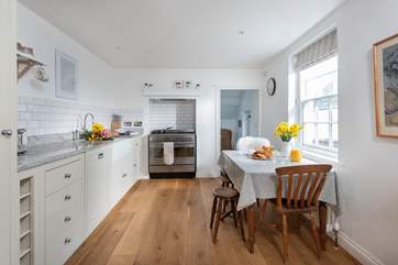 The kitchen is perfect for a lazy breakfast.