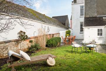 Enjoy sunbathing and relaxing in the private back garden.
