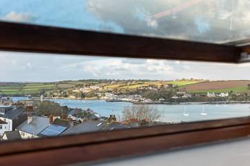 The view in the other direction to Flushing with the yachts and the countryside backdrop, is just picture perfect.