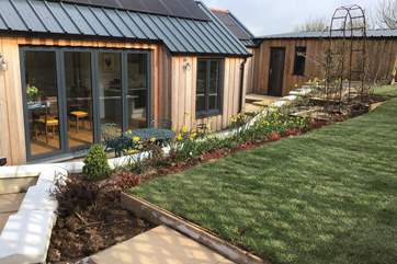 The Old Stables and its surrounding areas are brand new and once in bloom are set to be super stunning.