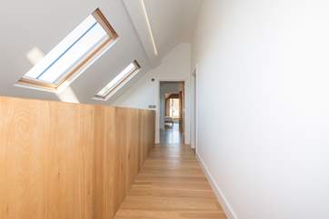 Along the first floor landing there is lovely soft lighting here and throughout the whole property