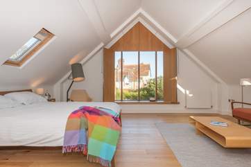 The master bedroom is simply stunning, with lots of light and plenty of space you can escape completely