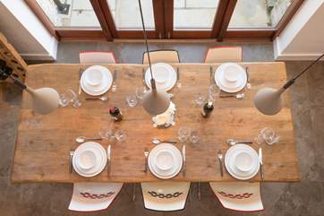 A beautiful setting to dine with family or friends