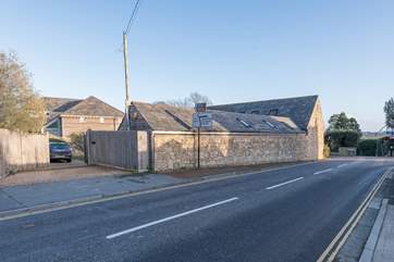 The Martins is gated from the road making the garden fully enclosed