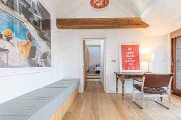 Stunning art work will have you transfixed in the cosy snug