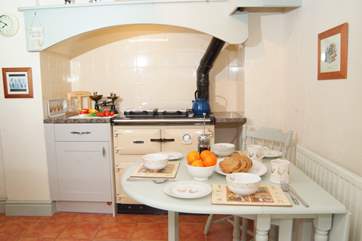 This is such a cosy place to start the day while the rest of the family have a lie in!