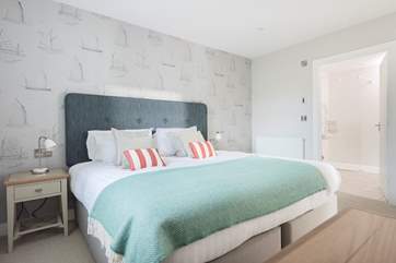 An example of one of the luxurious bedrooms.