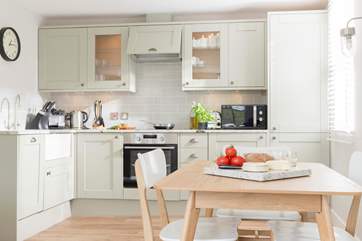 An example of the well-equipped kitchen.