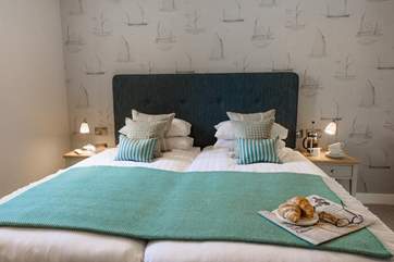 The perfect example of crisp linens.