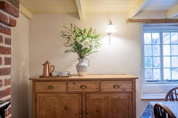Antique furnishings.