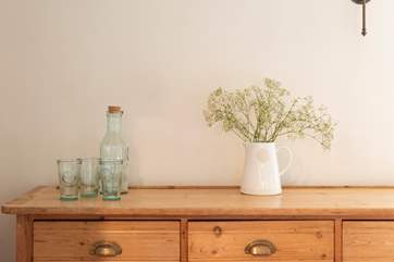 Antique furnishings.