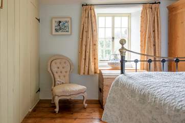 Countryside views from the double bedroom.