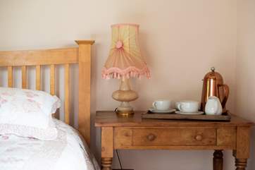 Peace and quiet as you enjoy tea in bed.