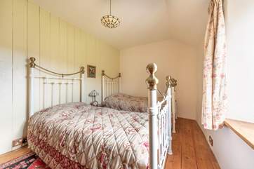 The twin bedroom.