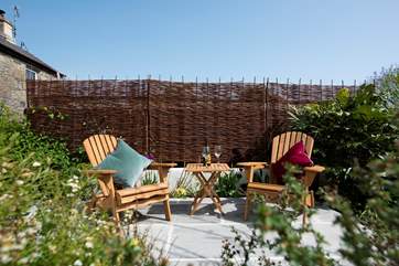 Relax in the garden.
