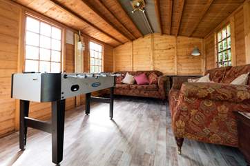 An outdoor games room.