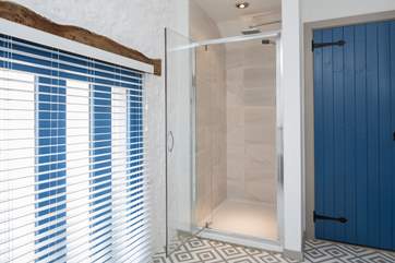 Or perhaps a power shower in this fabulous shower is just the ticket for washing the day's adventure away.