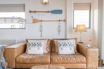 Open the doors to the rear deck and soak up the sea air