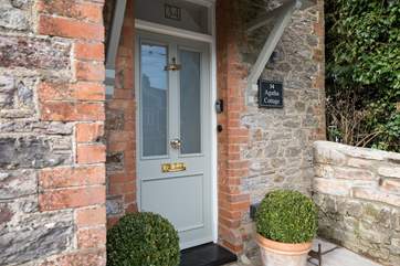 A welcoming sight on arrival.