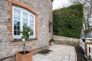 The outside of Agatha Cottage.