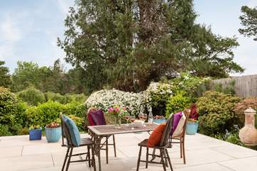 Enjoy any meal on the sunny terrace.