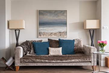 Calming coastal colours.