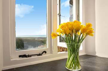 The view from bedroom 2.