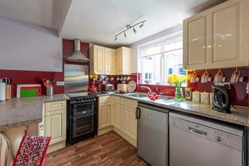 The kitchen has all you need.