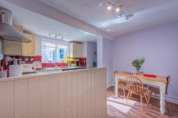 The kitchen/diner.