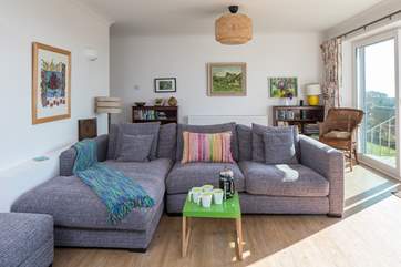 Cuddling up on this fabulous sofa will be just the ticket after a day of fun, sea and sand.