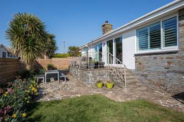 Looking back at the front of the house.