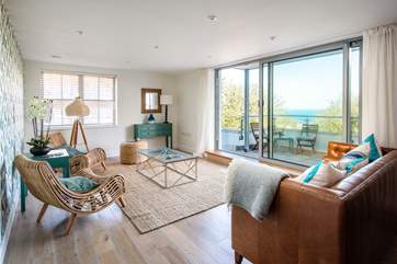 Patio doors lead out onto your private balcony.