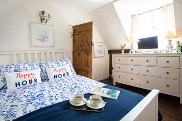 Breakfast in bed and a lie in?